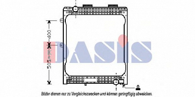 AKS DASIS 260140n -  Радиатор, охлаждение двигателя